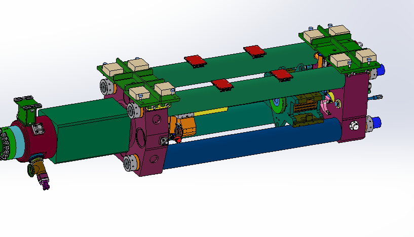 大型压力机3D数模图纸